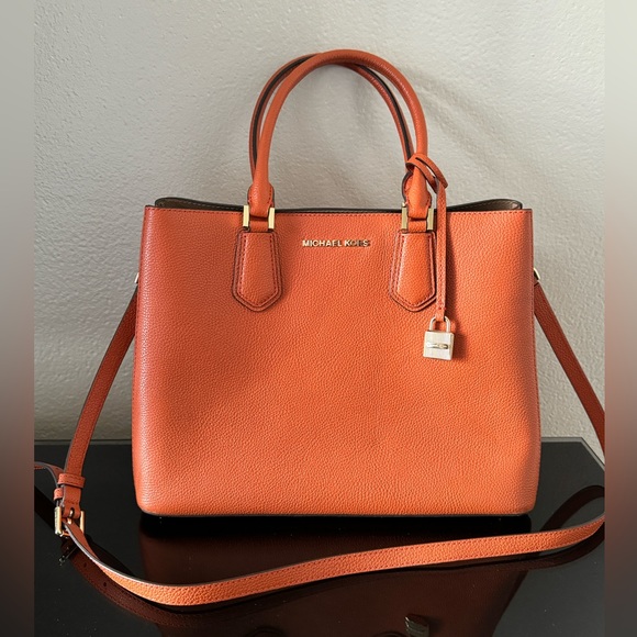 Michael Kors Pebbled Leather CamilleSatchel Bag